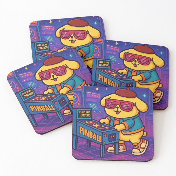 Item preview, Neon Arcade Pompompurin – 80s Kawaii Game Night Design designed and sold by Rising Aloha.