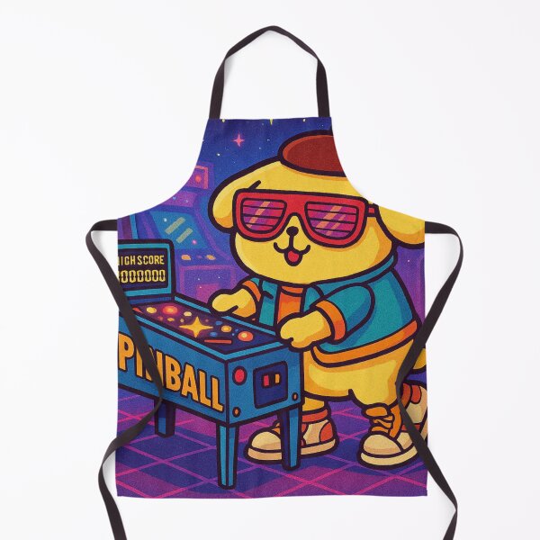 Item preview, Neon Arcade Pompompurin – 80s Kawaii Game Night Design designed and sold by Rising Aloha.