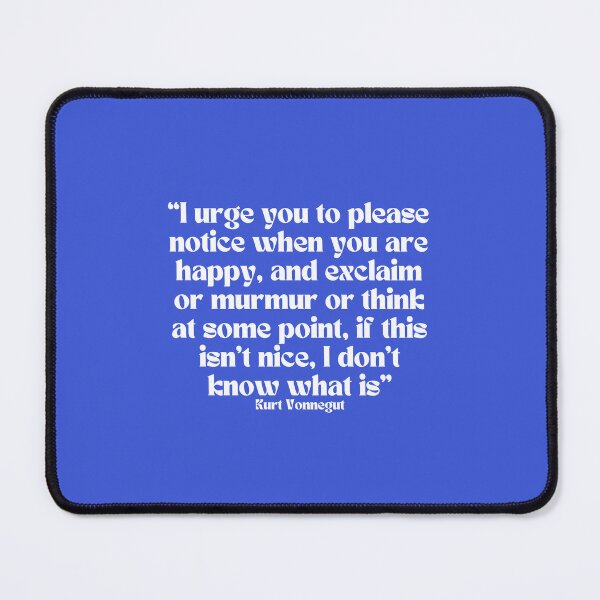Item preview, Notice when you are happy - Bright Blue designed and sold by Mik Smith.