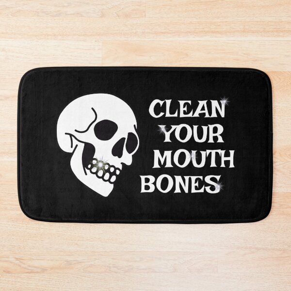 Item preview, Clean Your Mouth Bones - White designed and sold by SleeplessStitch.