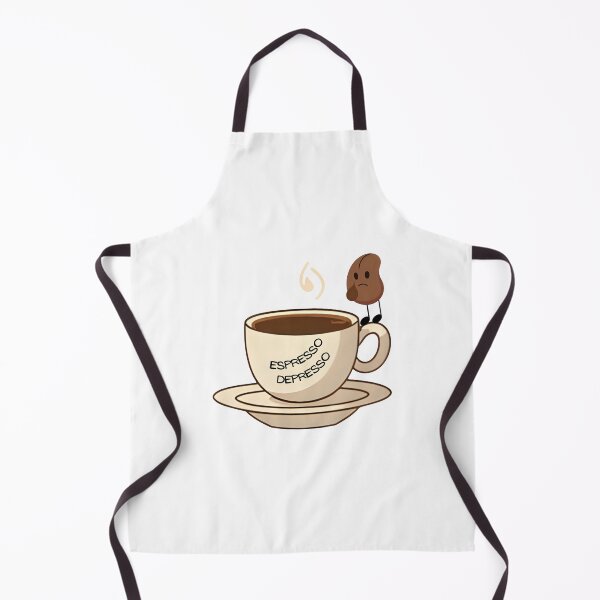 Item preview, Espresso Depresso – Sad Bean Coffee Humor designed and sold by T. E. Wilder.