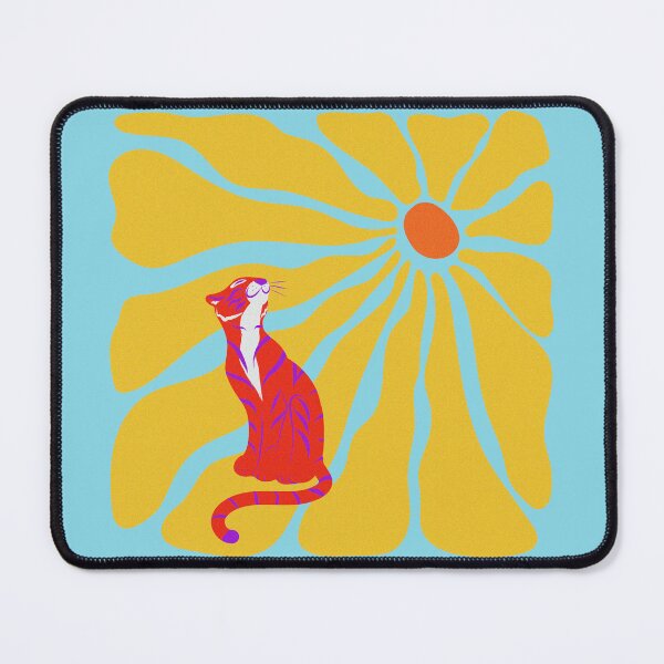 Item preview, Bask in Your Brilliance – Retro Tiger Sun Illustration designed and sold by LUV963.