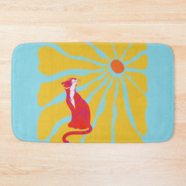 Item preview, Bask in Your Brilliance – Retro Tiger Sun Illustration designed and sold by LUV963.