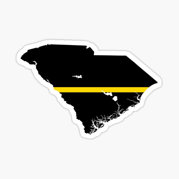 Item preview, South Carolina Thin Gold Line designed and sold by PhilbonianDezin.