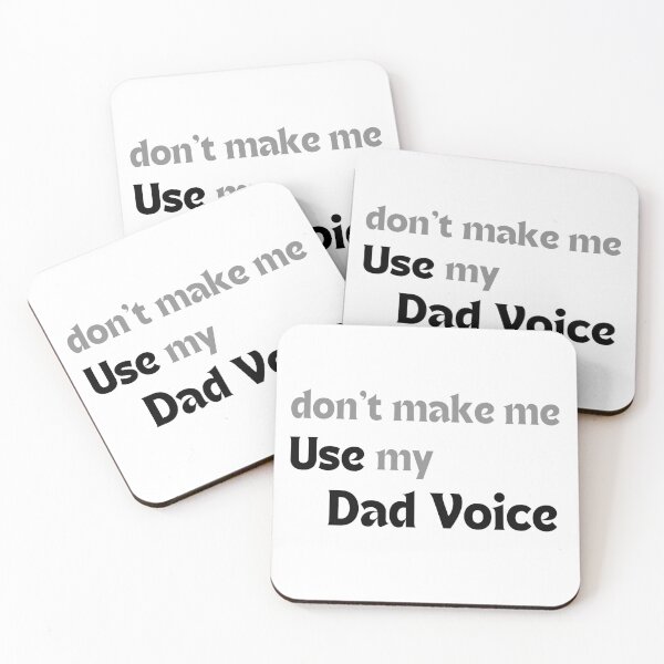 Item preview, Funny Dad Gift (Father’s Day, Birthday) – Don’t Make Me Use My Dad Voice designed and sold by MakeMyDaze.