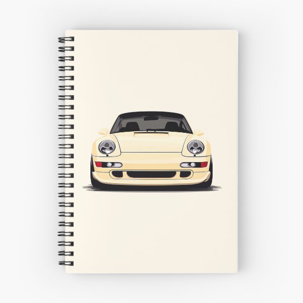 Item preview, Vintage porsche 911 993 cream yellow designed and sold by blackdogshop.