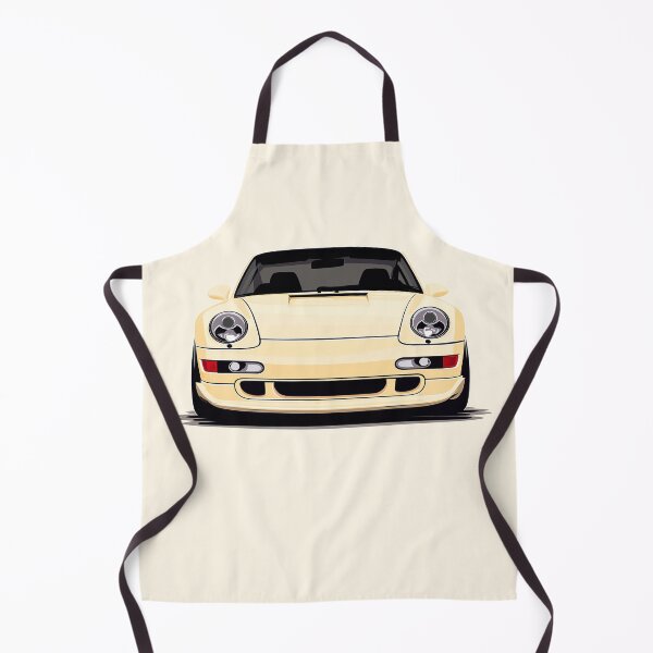 Item preview, Vintage porsche 911 993 cream yellow designed and sold by blackdogshop.