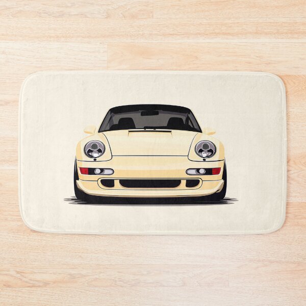 Item preview, Vintage porsche 911 993 cream yellow designed and sold by blackdogshop.