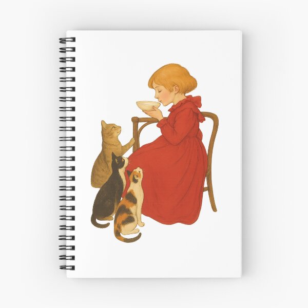 Aperçu de l'œuvre 3 chats et une fille créée et vendue par shymuscat.