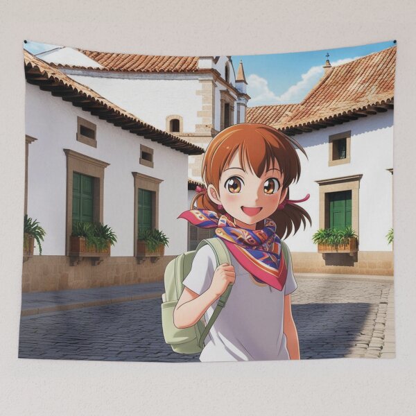 Item preview, Girl in a magical town in Ecuador designed and sold by MerlinWear.