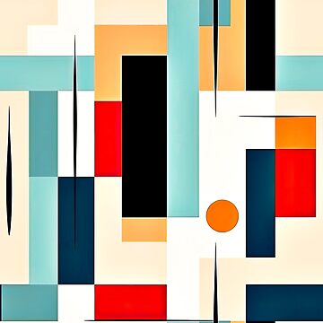 Artwork thumbnail, Mid-Century Modern Geometric Retro Abstract 1950's Classic Designs by DEC02