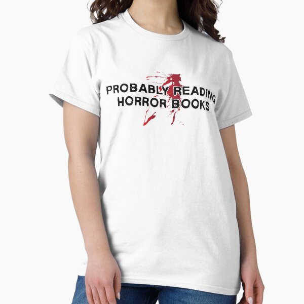 Item preview, Probably Reading Horror Books designed and sold by GwenSnow.
