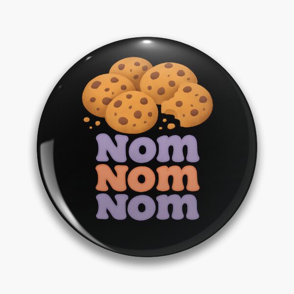 Item preview, Cookies Nom Nom Nom Cookie Eater Cookie Gear designed and sold by DynamicDesign.