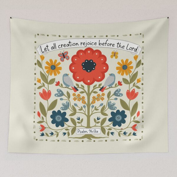 Item preview, Let All Creation Rejoice - Psalm 96:13a designed and sold by Willow & Grace Designs.