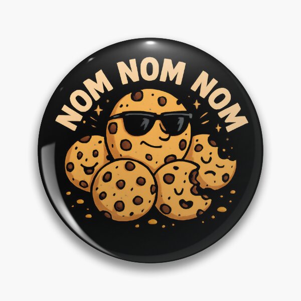 Item preview, Cookies Nom Nom Nom Cookie Eater Cookie Gear designed and sold by DynamicDesign.
