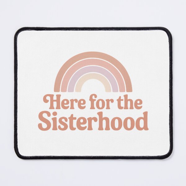 Item preview, Here for the Sisterhood – Boho Retro Sorority Rainbow designed and sold by summer-loving.