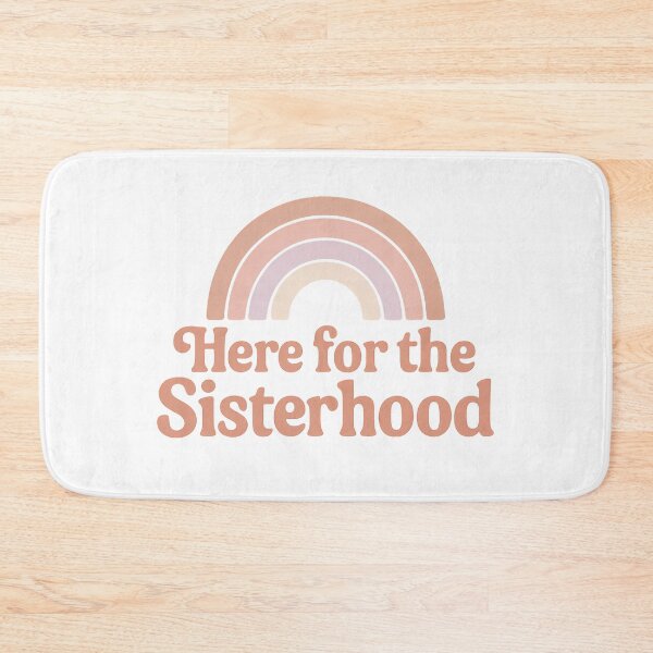 Item preview, Here for the Sisterhood – Boho Retro Sorority Rainbow designed and sold by summer-loving.