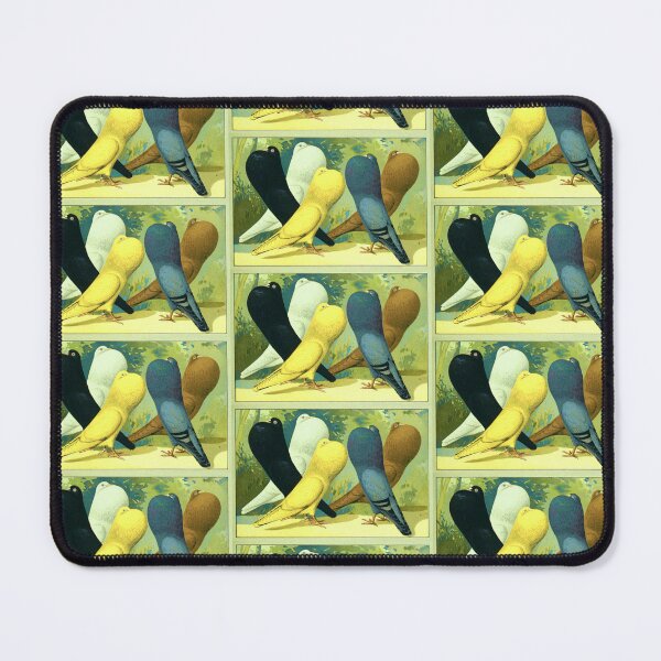 Item preview, Vintage Fancy Pigeon Avian Art Print designed and sold by HRWeirdArt.