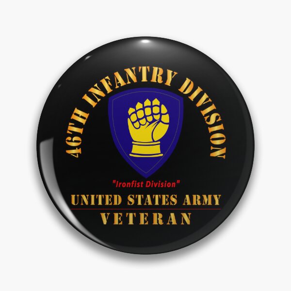 Item preview, Army - SSI - 46th Infantry Division - Ironfist Division - US Army Veteran X 300 designed and sold by Military Insignia Products.