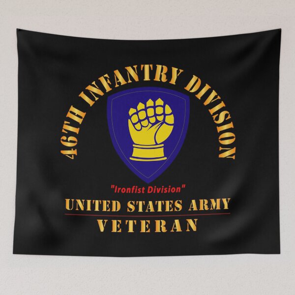 Item preview, Army - SSI - 46th Infantry Division - Ironfist Division - US Army Veteran X 300 designed and sold by Military Insignia Products.