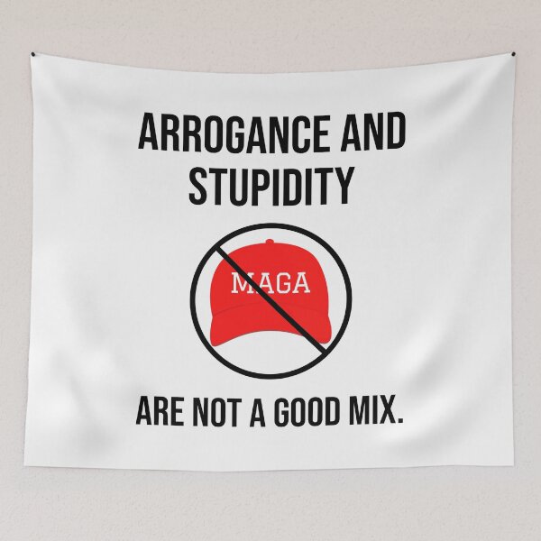 Item preview, Arrogance and stupidity. designed and sold by Rachel the Artist .