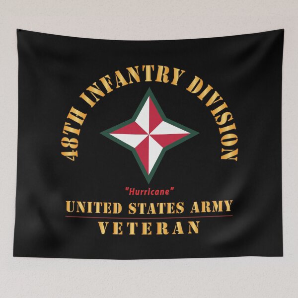 Item preview, Army - SSI - 48th Infantry Division - Hurricane - US Army Veteran X 300 designed and sold by Military Insignia Products.