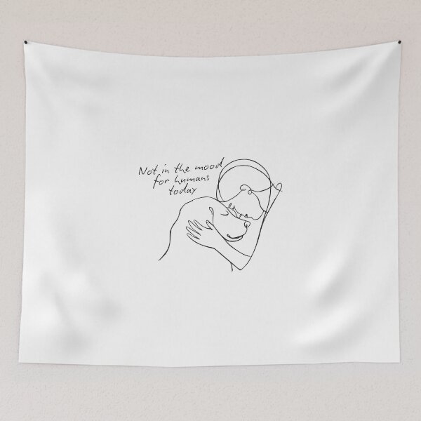 Item preview, Not in the mood for humans today designed and sold by meesara.