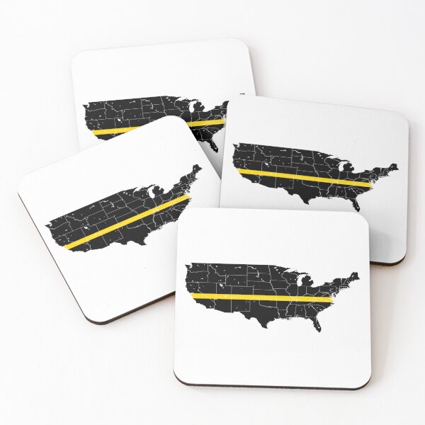 Item preview, Continental United States Thin Gold Line designed and sold by PhilbonianDezin.