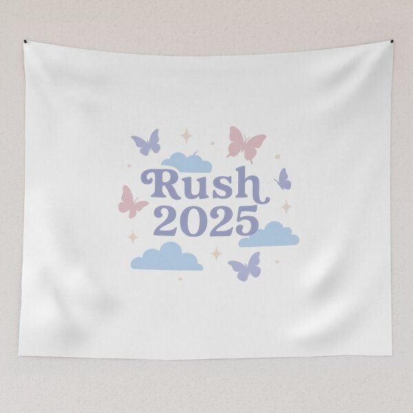 Item preview, Rush 2025 – Dreamy Pastel Butterfly Cloud Design designed and sold by summer-loving.