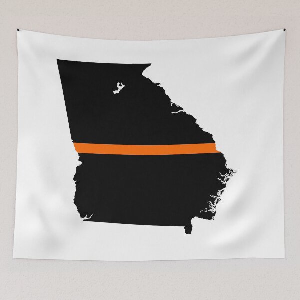 Item preview, Georgia Thin Orange Line designed and sold by PhilbonianDezin.