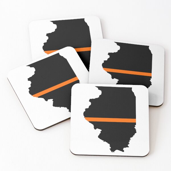 Item preview, Illinois Thin Orange Line designed and sold by PhilbonianDezin.