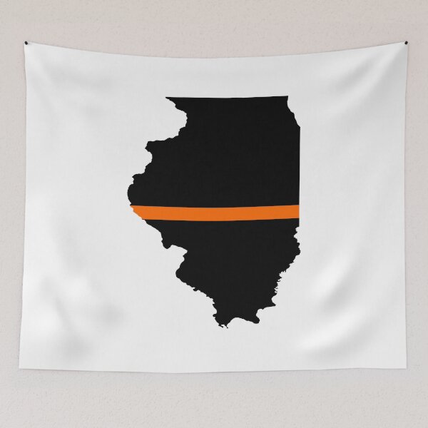 Item preview, Illinois Thin Orange Line designed and sold by PhilbonianDezin.