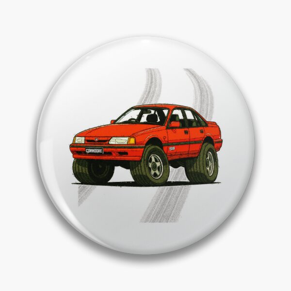 Item preview, Holden Commodore VN Art – Red Muscle Car Burnout designed and sold by Michael van der Hoorn.