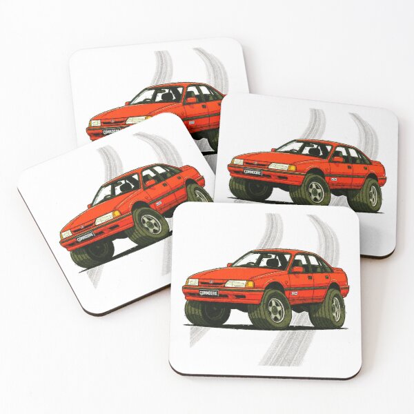 Item preview, Holden Commodore VN Art – Red Muscle Car Burnout designed and sold by Michael van der Hoorn.