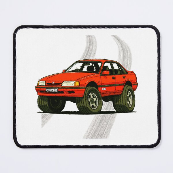 Item preview, Holden Commodore VN Art – Red Muscle Car Burnout designed and sold by Michael van der Hoorn.
