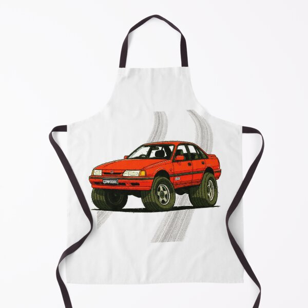 Item preview, Holden Commodore VN Art – Red Muscle Car Burnout designed and sold by Michael van der Hoorn.