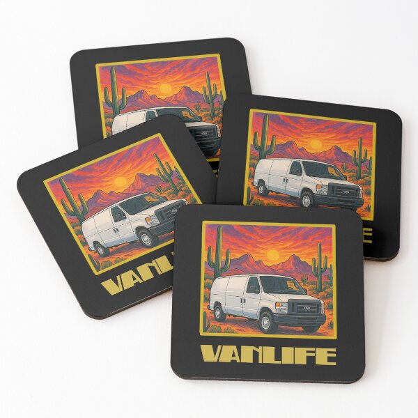 Item preview, Econoline campervan desert sunset designed and sold by VANLIFE..