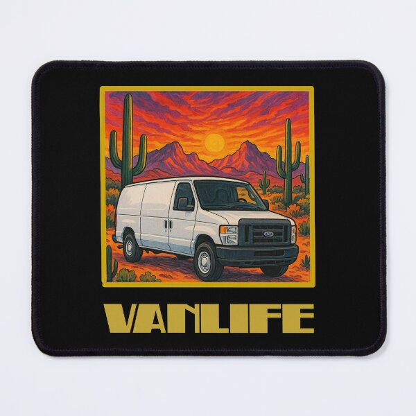 Item preview, Econoline campervan desert sunset designed and sold by VANLIFE..