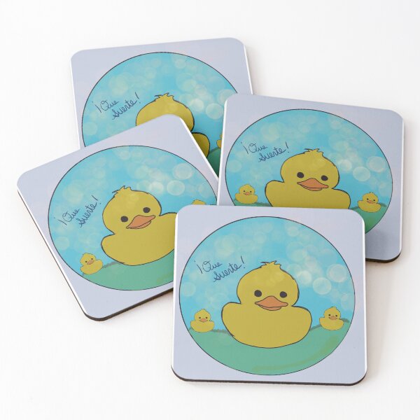 Item preview, ¡Qué suerte, patitos! designed and sold by 4TheLoveofDucks.
