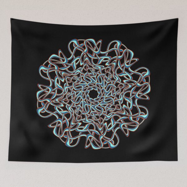Item preview, One Continuous wavy line mandala designed and sold by DaveDanchuk.