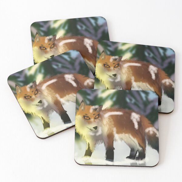 Item preview, Fox in a forest designed and sold by wonderfoals.