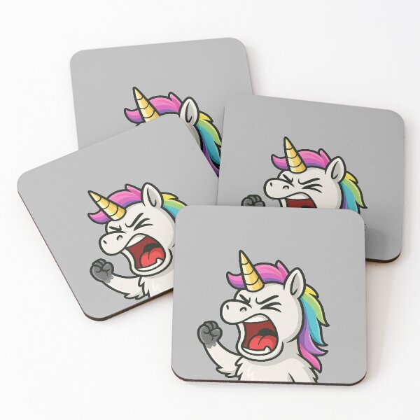 Item preview, Screaming Unicorn. Pastel Panic designed and sold by SageAndMe.