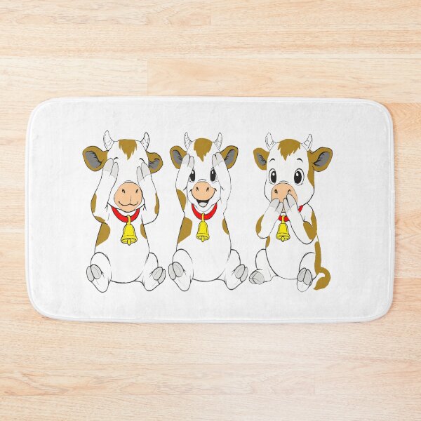 Item preview, See no evil hear no evil speak no evil cows  designed and sold by JamesDunican.
