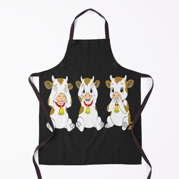 Item preview, See no evil hear no evil speak no evil cows  designed and sold by JamesDunican.
