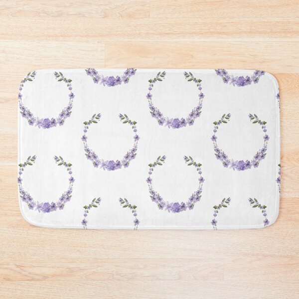 Item preview, Purple Flower Crown Watercolor Wreath designed and sold by Blueprint&co.