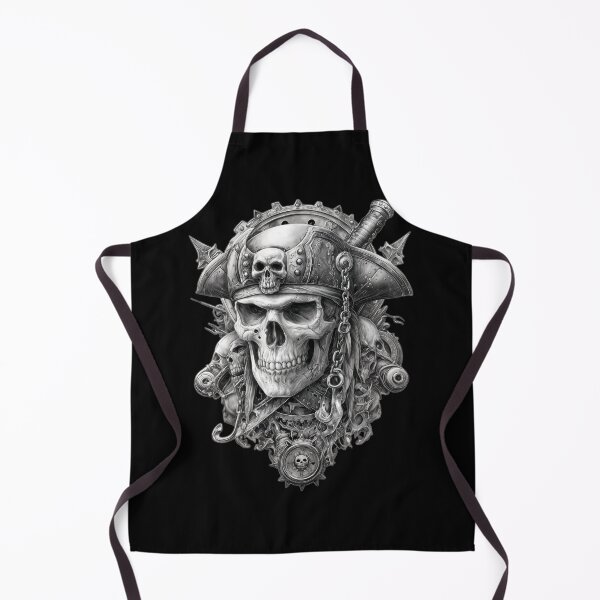 Item preview, Intricate Pirate Skull Adorned With Chains designed and sold by jecphotography and art.