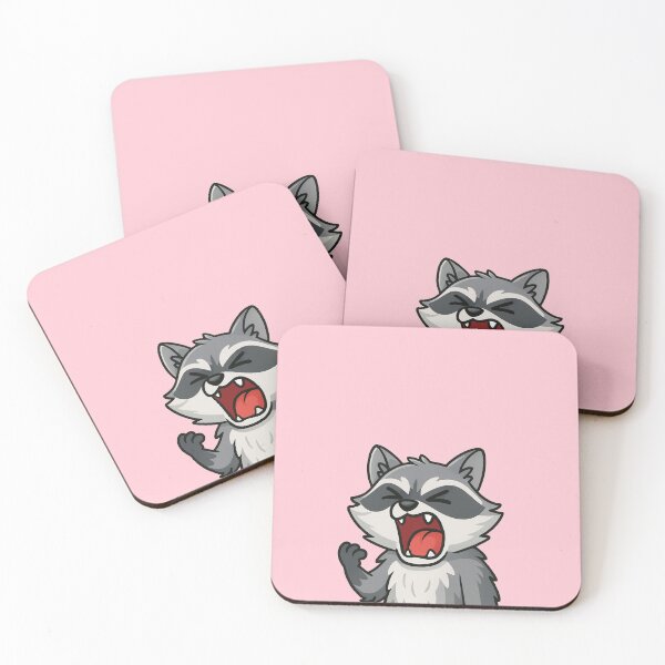 Item preview, Screaming Raccoon designed and sold by SageAndMe.