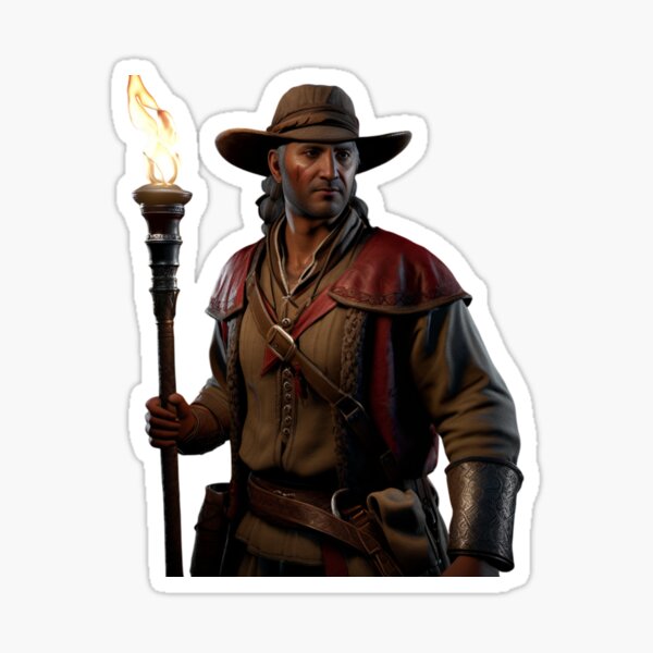 Item preview, Bloodborne-inspired Peasant with Torch designed and sold by MatthewAMerman.