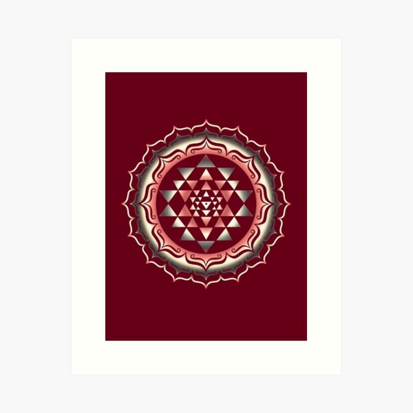 Item preview, Shri Yantra, Yoga, Buddhismus designed and sold by nitty-gritty.