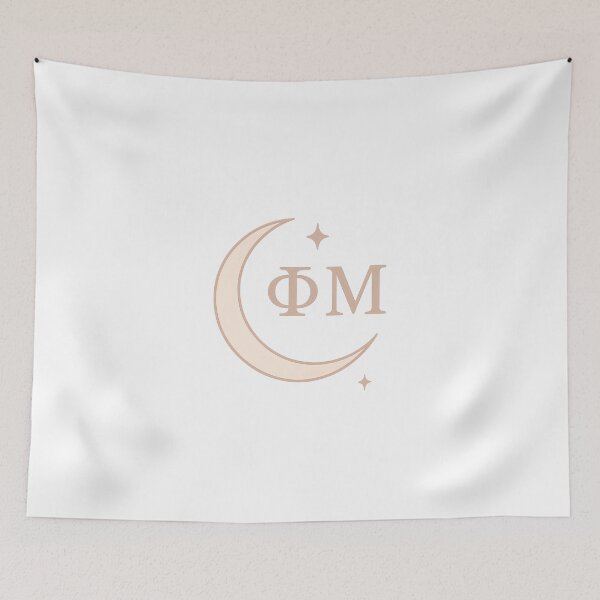 Item preview, Phi Mu Moon & Stars – Celestial Greek Life Aesthetic designed and sold by summer-loving.